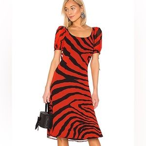 LPA Magda Dress In Zebra
